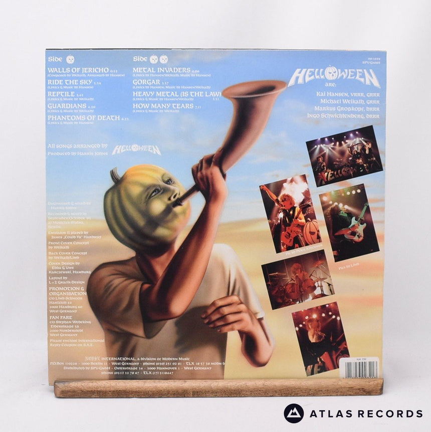 Helloween - Walls Of Jericho - First Press Germany -A -B LP Vinyl Record - EX/EX
