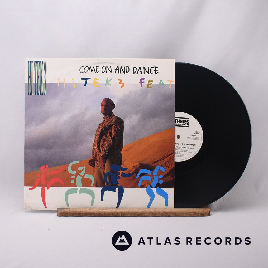 Hi Tek 3 Come On And Dance 12" Vinyl Record - Front Cover & Record