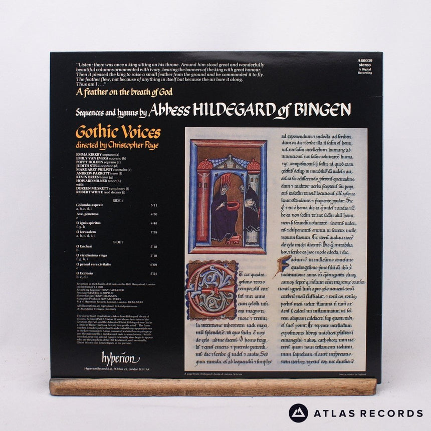 Hildegard Von Bingen - A Feather On The Breath Of God - LP Vinyl Record - EX/EX