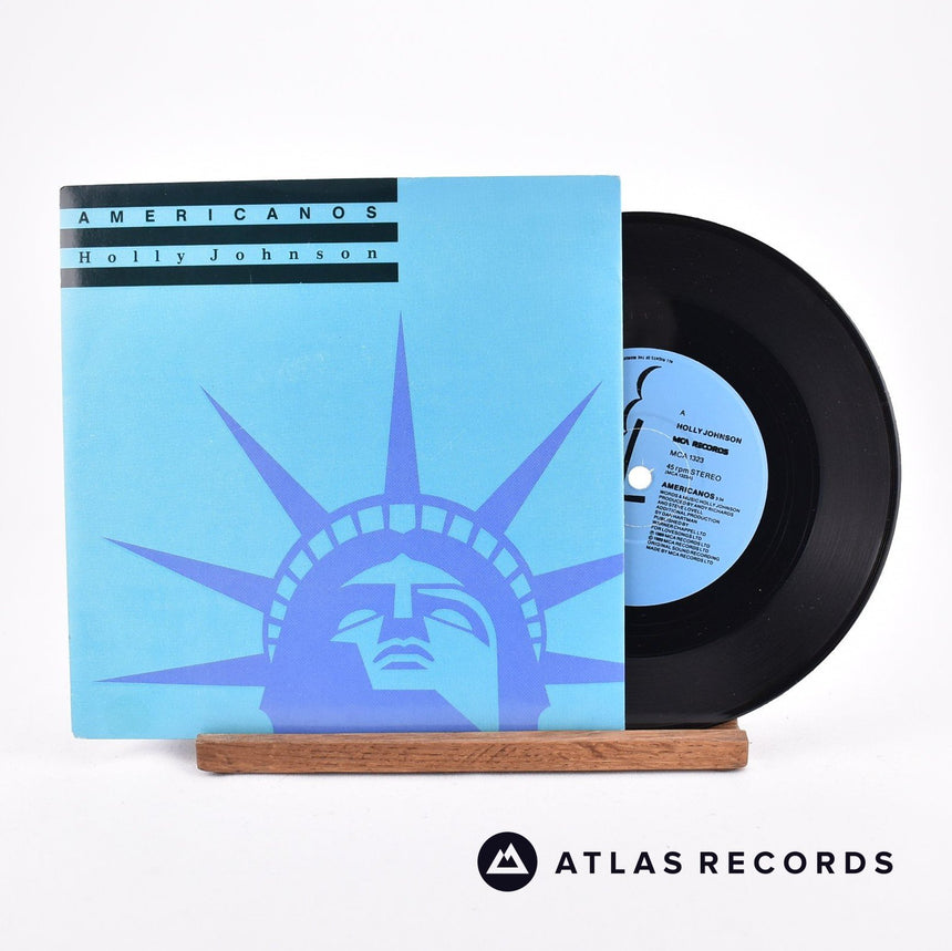 Holly Johnson Americanos 7" Vinyl Record - Front Cover & Record