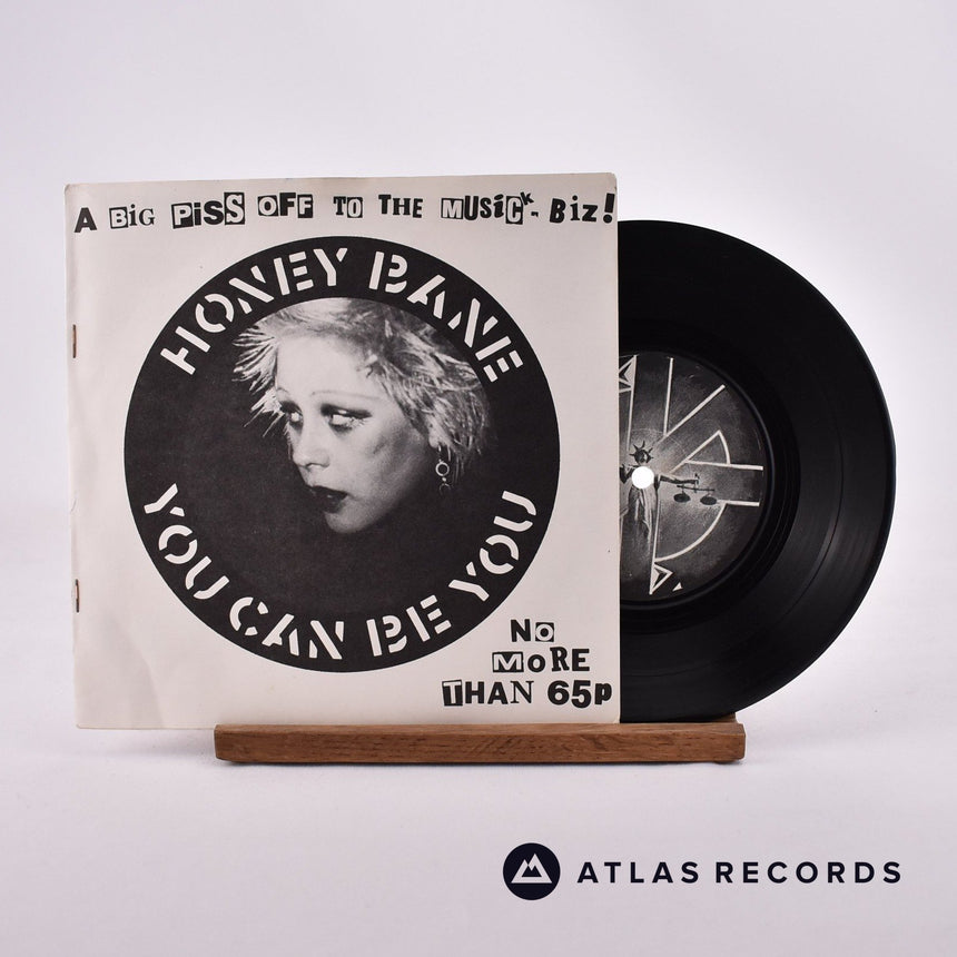 Honey Bane You Can Be You 7" Vinyl Record - Front Cover & Record