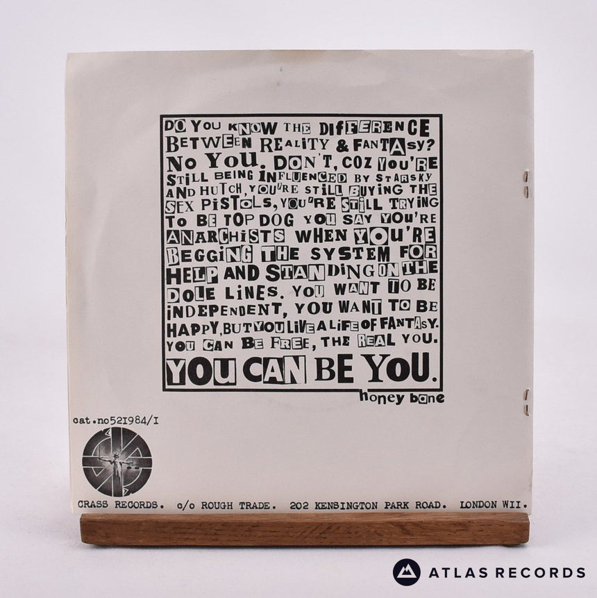 Honey Bane - You Can Be You - 7" Vinyl Record - EX/VG+