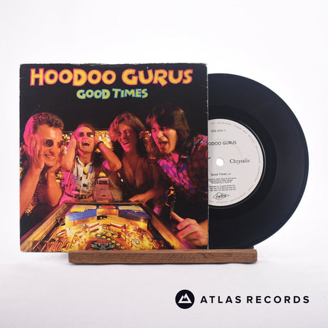 Hoodoo Gurus Good Times 7" Vinyl Record - Front Cover & Record