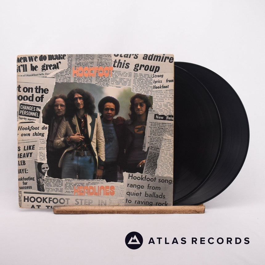Hookfoot Headlines 2 x LP Vinyl Record - Front Cover & Record