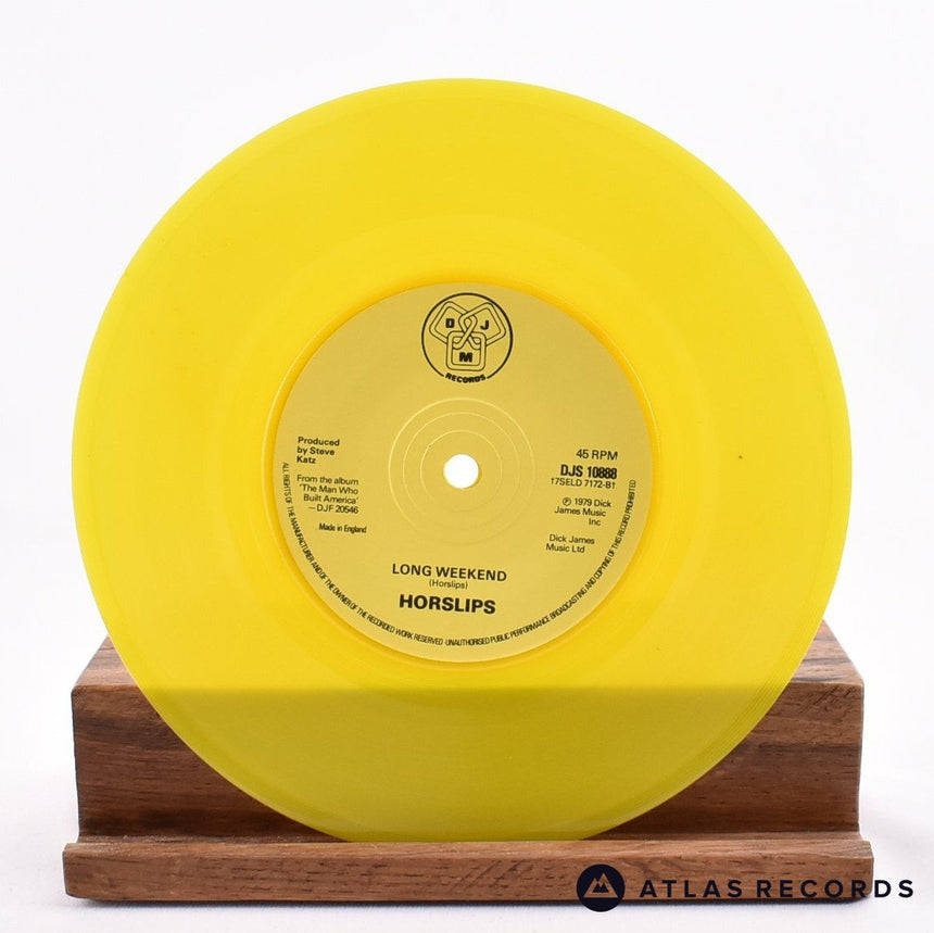 Horslips - The Man Who Built America - Yellow 7" Vinyl Record - VG+/EX