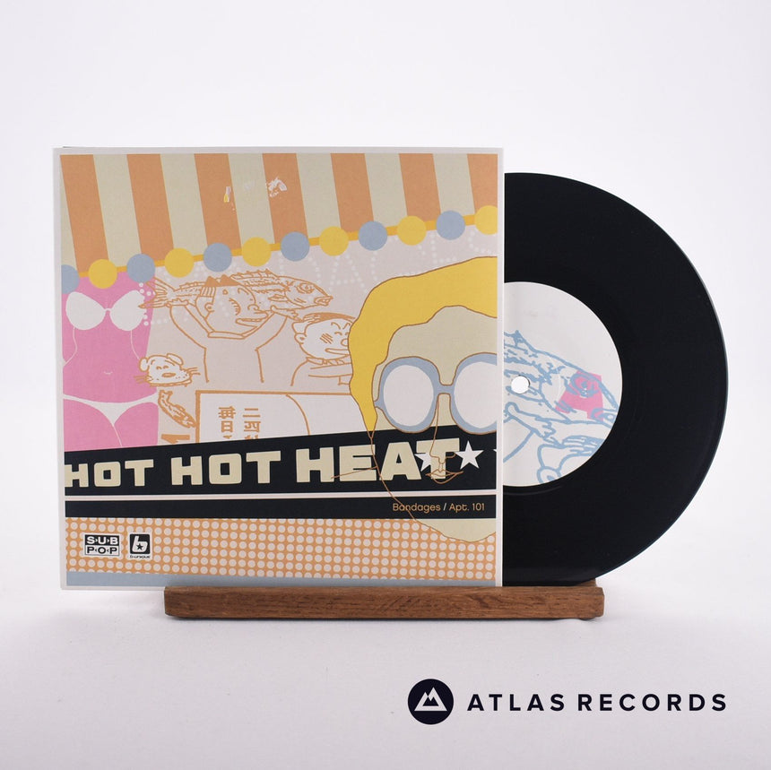Hot Hot Heat Bandages 7" Vinyl Record - Front Cover & Record