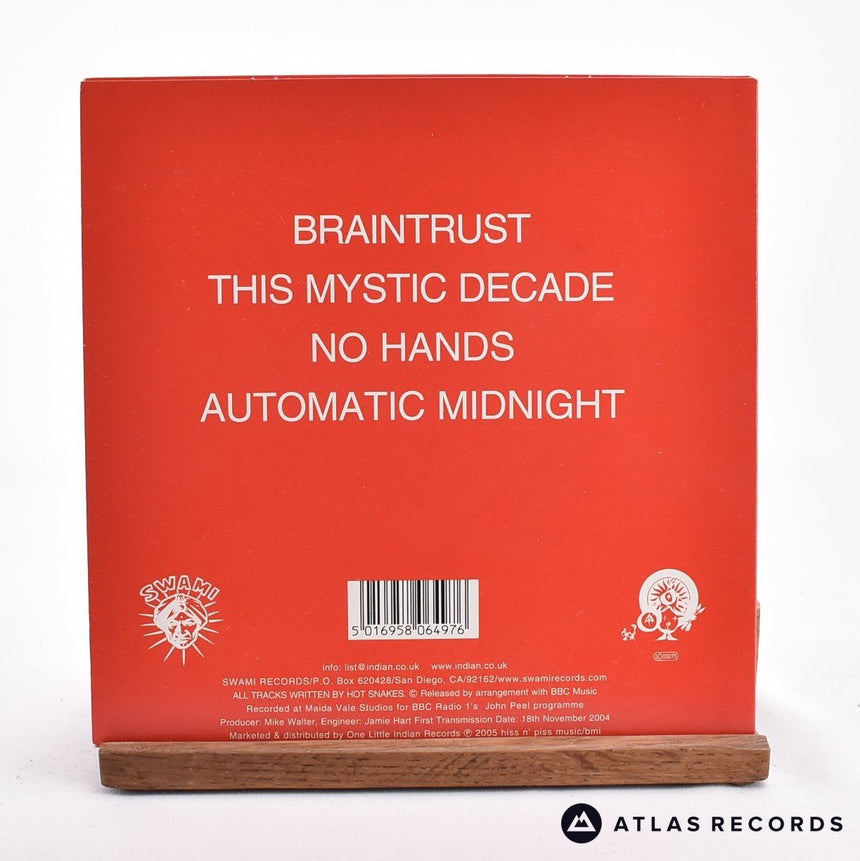 Hot Snakes - Peel Sessions - Red Limited Edition 7" Vinyl Record - NM/NM