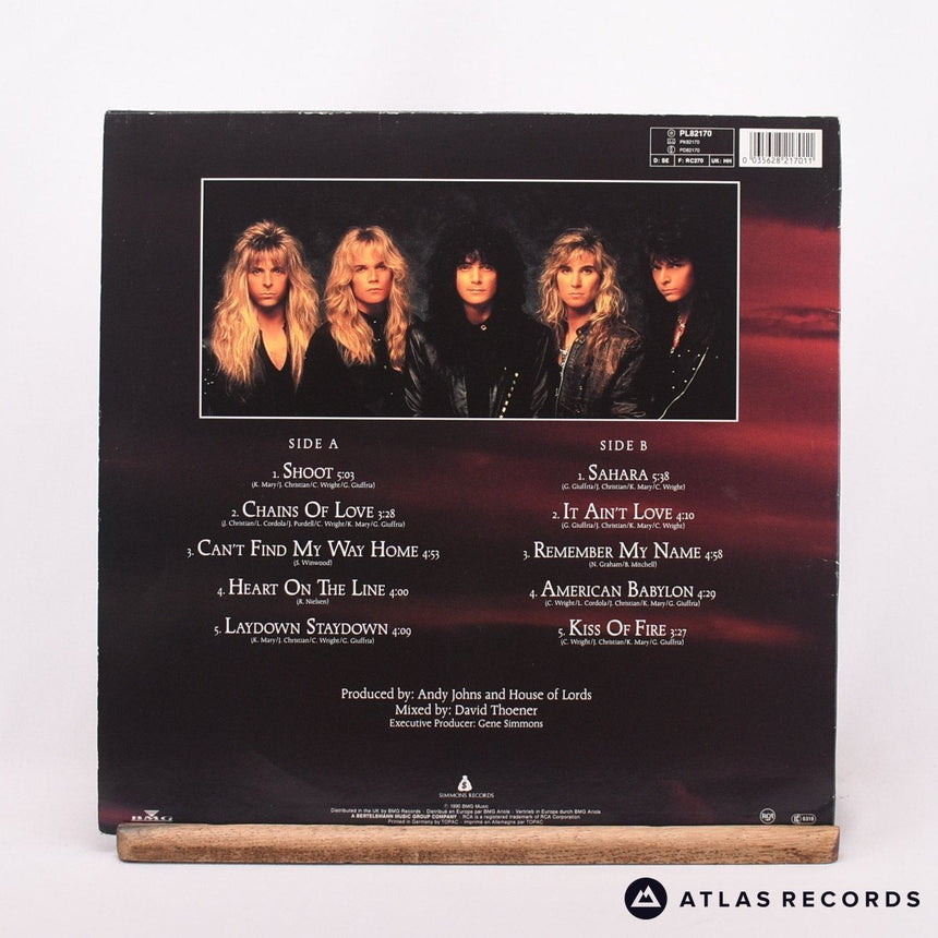 House Of Lords - Sahara - A-1 B-1 LP Vinyl Record - VG+/EX