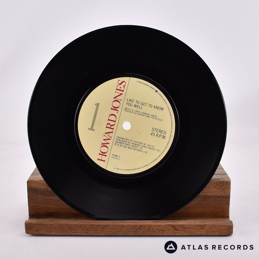 Howard Jones - Like To Get To Know You Well - 7" Vinyl Record - EX/EX