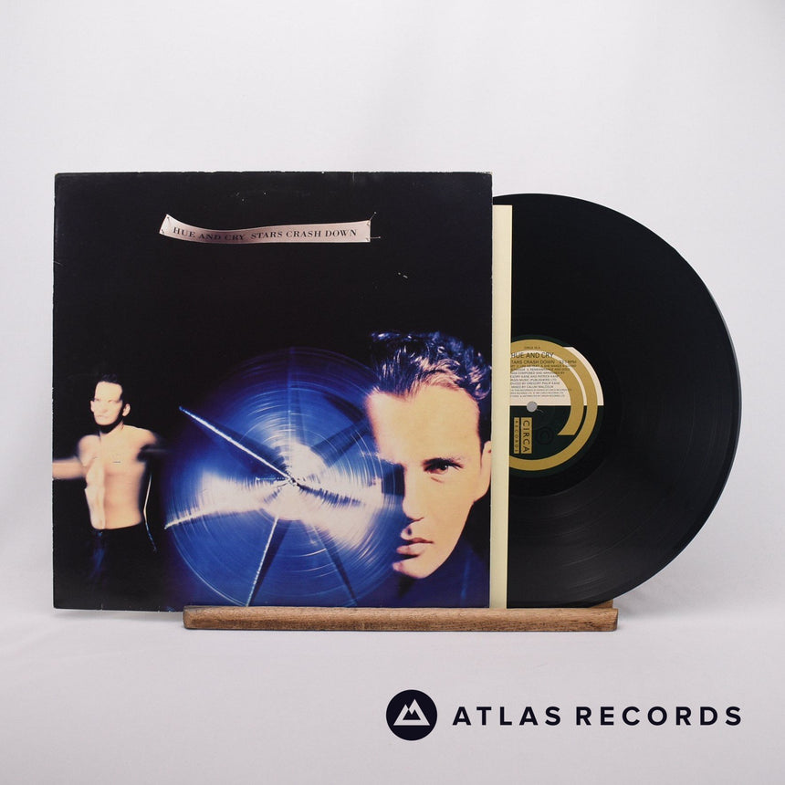 Hue & Cry Stars Crash Down LP Vinyl Record - Front Cover & Record