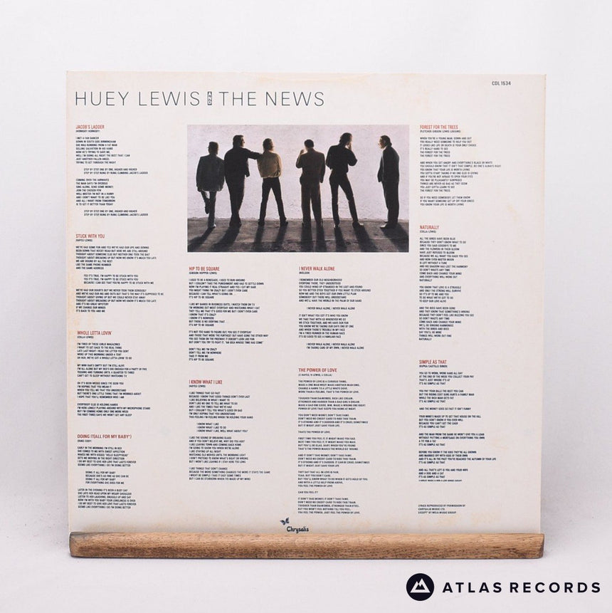 Huey Lewis & The News - Fore! - LP Vinyl Record - EX/EX