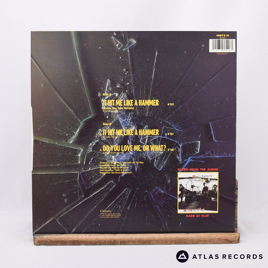 Huey Lewis & The News - It Hit Me Like A Hammer - 12" Vinyl Record - EX/EX