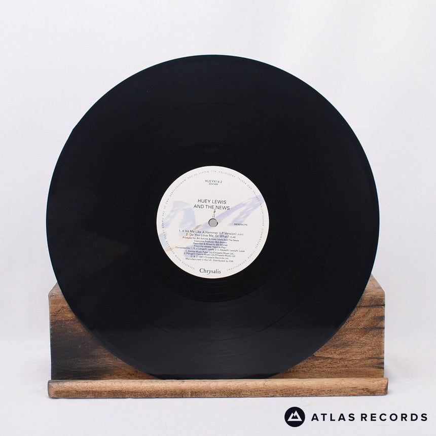 Huey Lewis & The News - It Hit Me Like A Hammer - 12" Vinyl Record - EX/EX