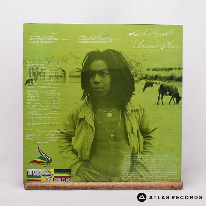 Hugh Mundell - Time And Place - Jamaica LP Vinyl Record - EX/VG+