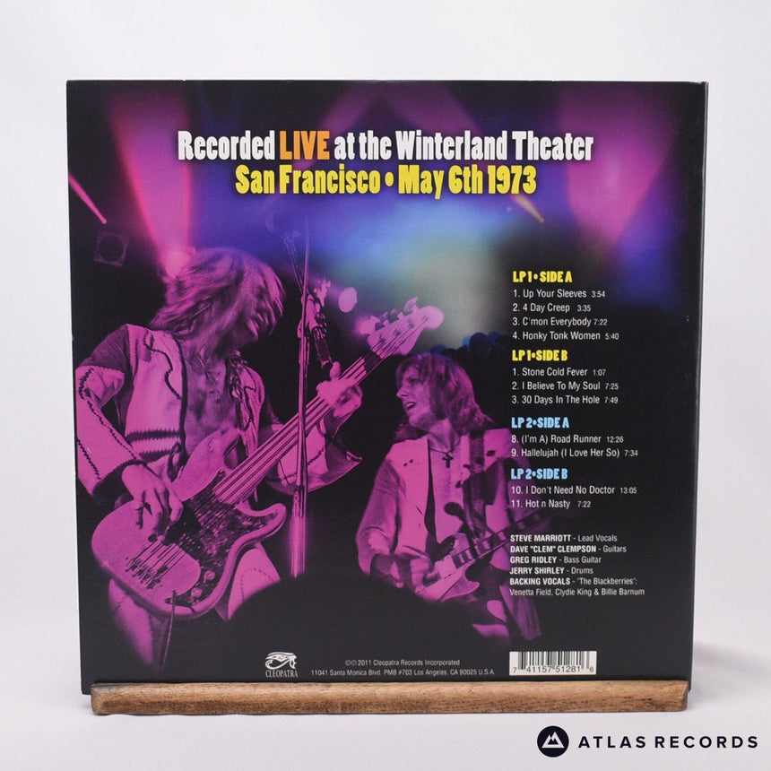 Humble Pie - Live At Winterland - 180G Gatefold Double LP Vinyl Record - EX/EX