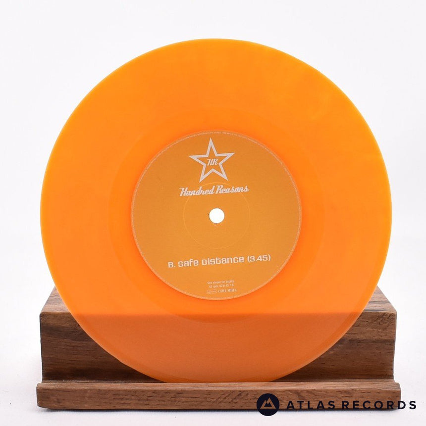 Hundred Reasons - Falter - Orange Numbered 7" Vinyl Record - NM/VG+