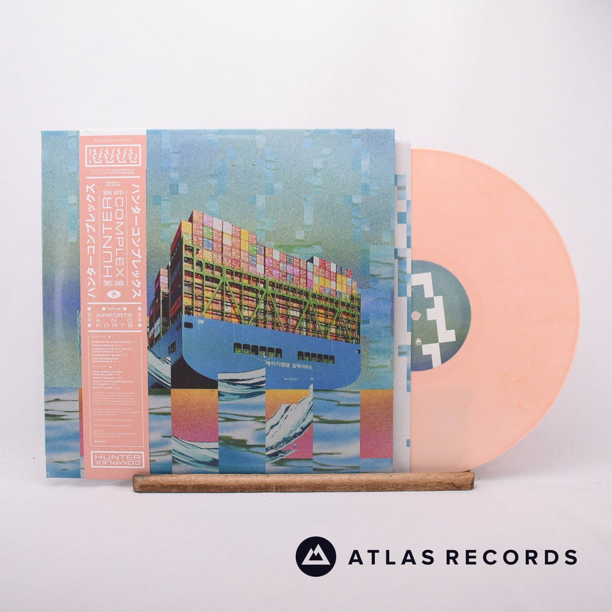 Hunter Complex Airports And Ports LP Vinyl Record - Front Cover & Record