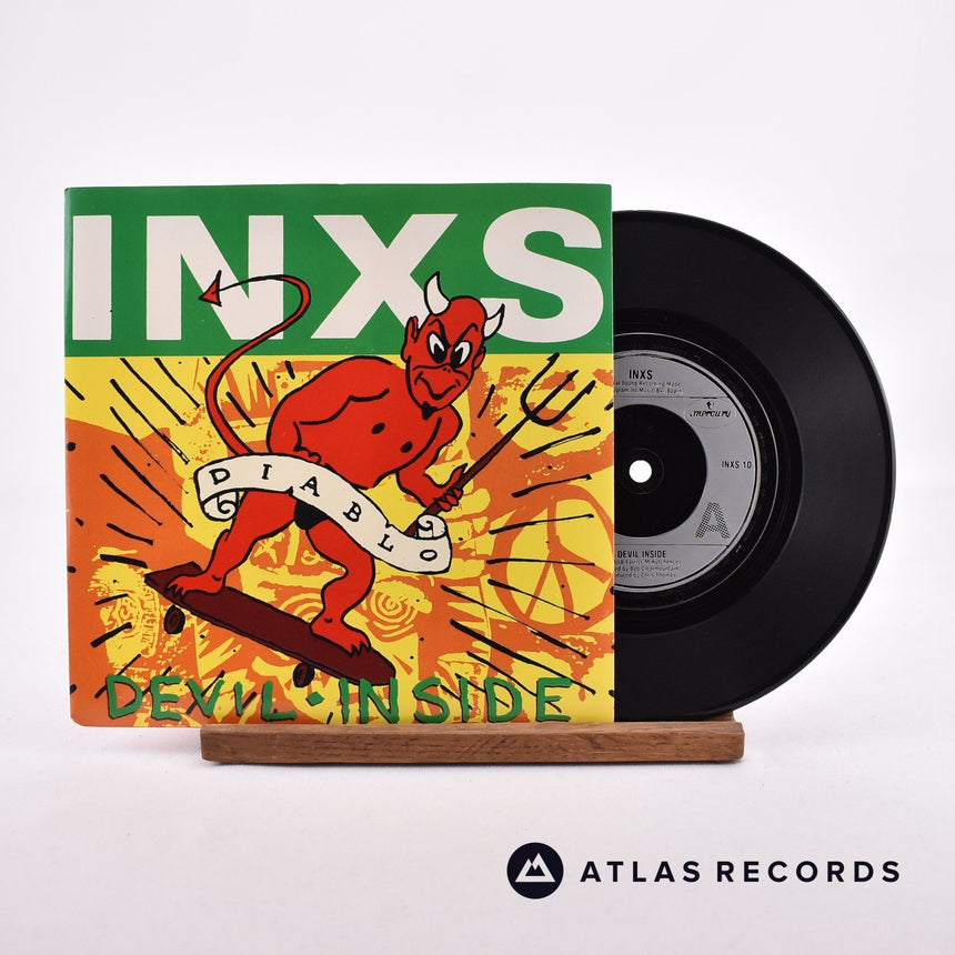 INXS Devil Inside 7" Vinyl Record - Front Cover & Record