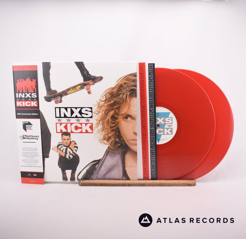 INXS Kick 2 x LP Vinyl Record - Front Cover & Record