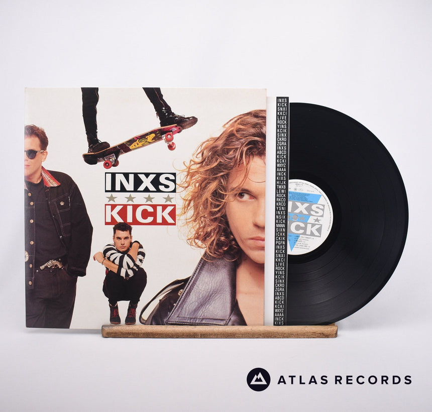 INXS Kick LP Vinyl Record - Front Cover & Record