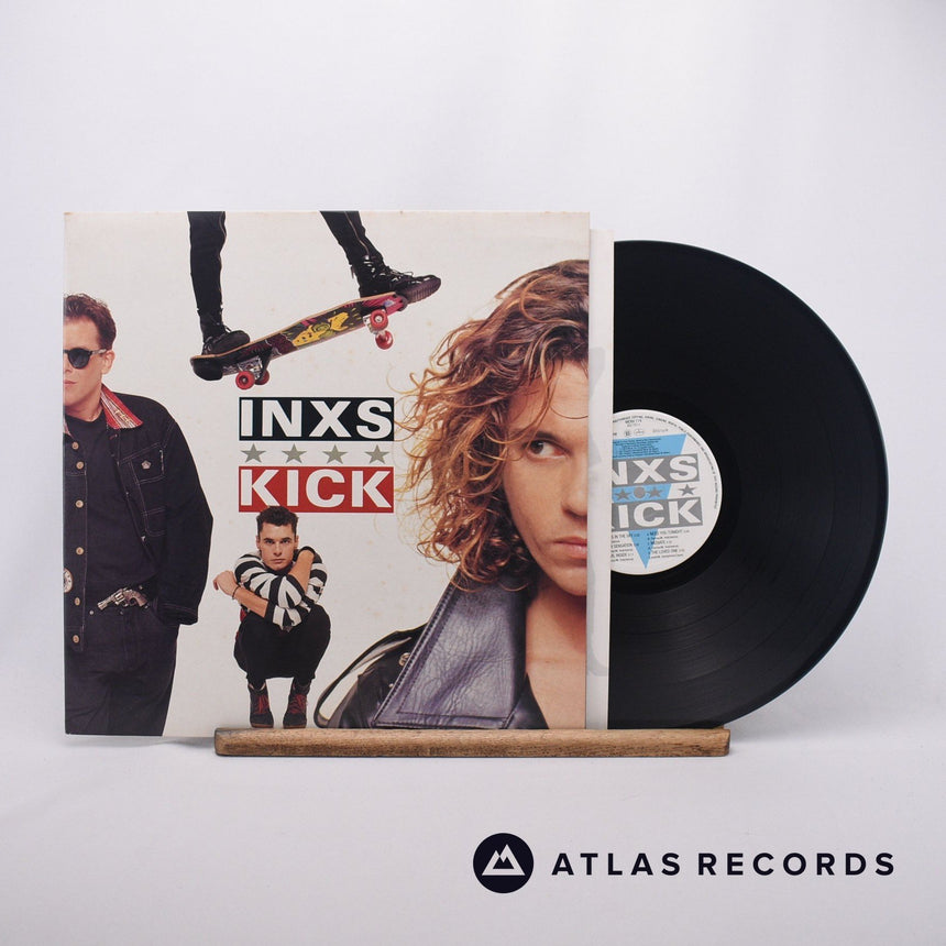 INXS Kick LP Vinyl Record - Front Cover & Record