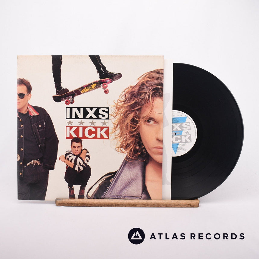 INXS Kick LP Vinyl Record - Front Cover & Record