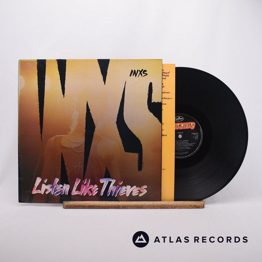 INXS Listen Like Thieves LP Vinyl Record - Front Cover & Record