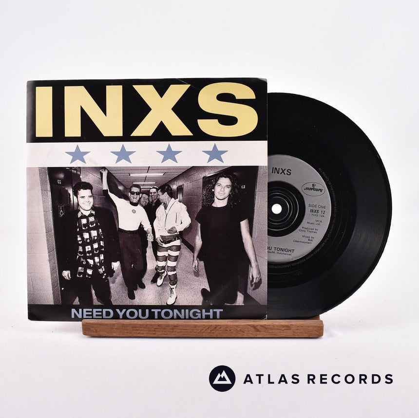 INXS Need You Tonight 7" Vinyl Record - Front Cover & Record