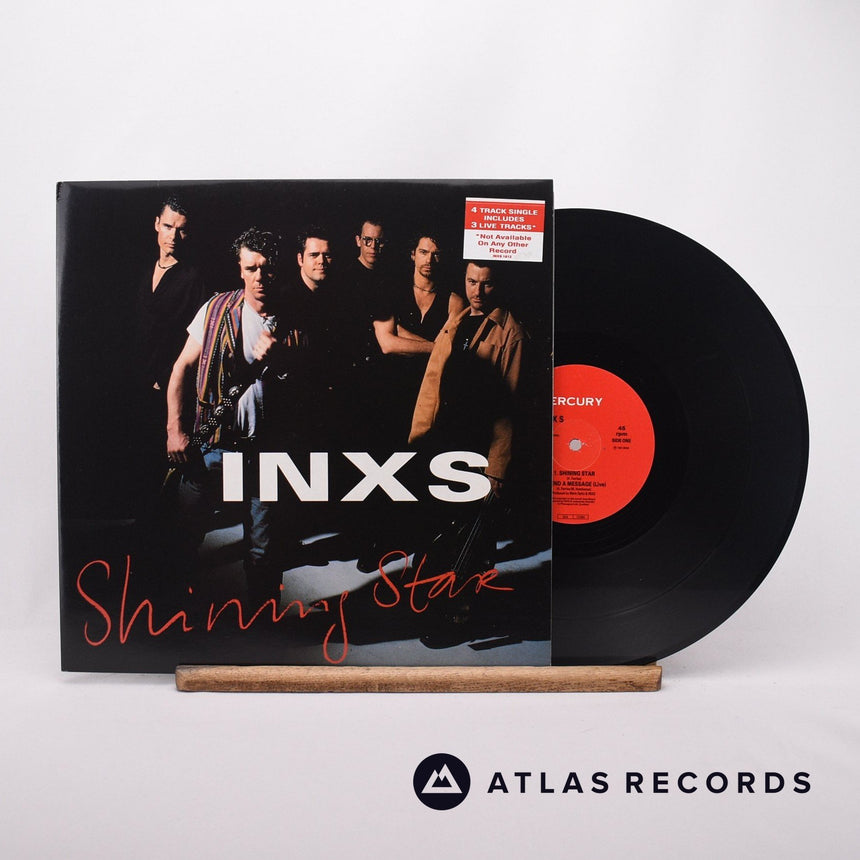INXS Shining Star 12" Vinyl Record - Front Cover & Record