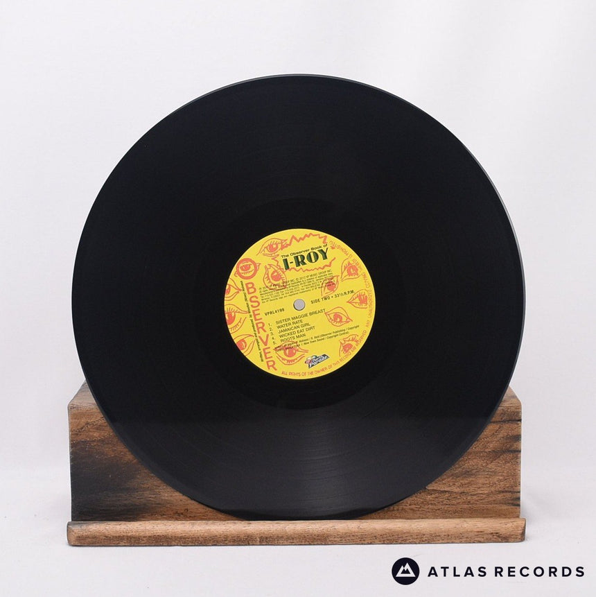 I-Roy - The Observer Book Of Roy Samuel Reid - Us LP Vinyl Record - NM/NM