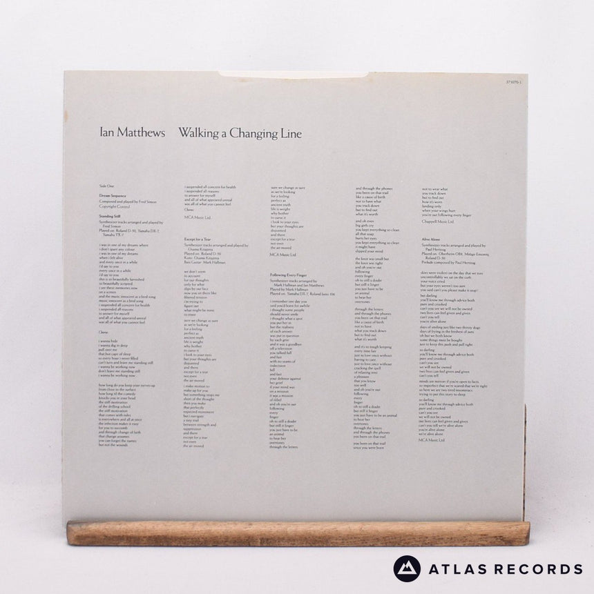 Iain Matthews - Walking A Changing Line - LP Vinyl Record - EX/EX