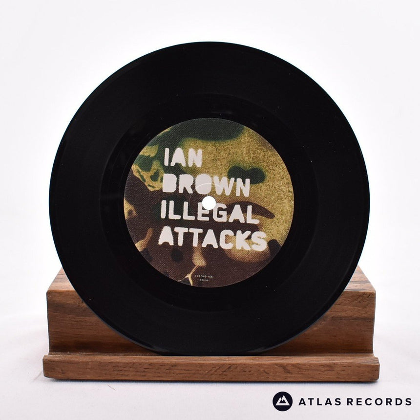 Ian Brown - Illegal Attacks - Insert 7" Vinyl Record - NM/NM