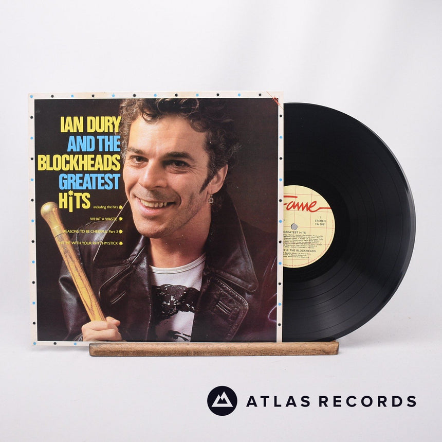 Ian Dury And The Blockheads Greatest Hits LP Vinyl Record - Front Cover & Record