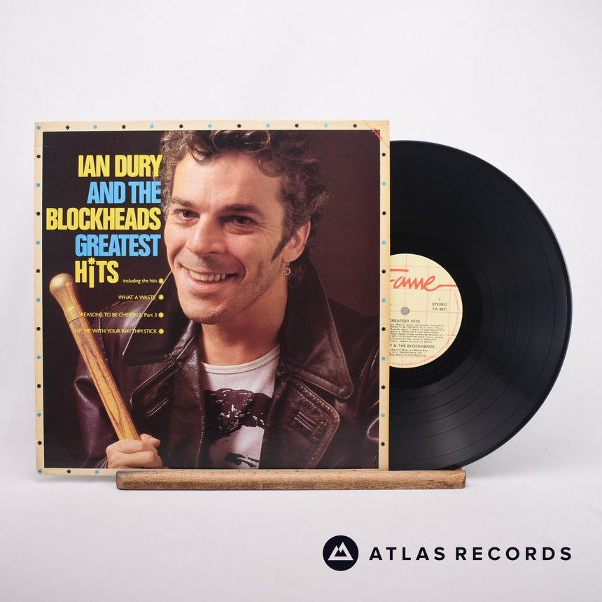 Ian Dury And The Blockheads Greatest Hits LP Vinyl Record - Front Cover & Record