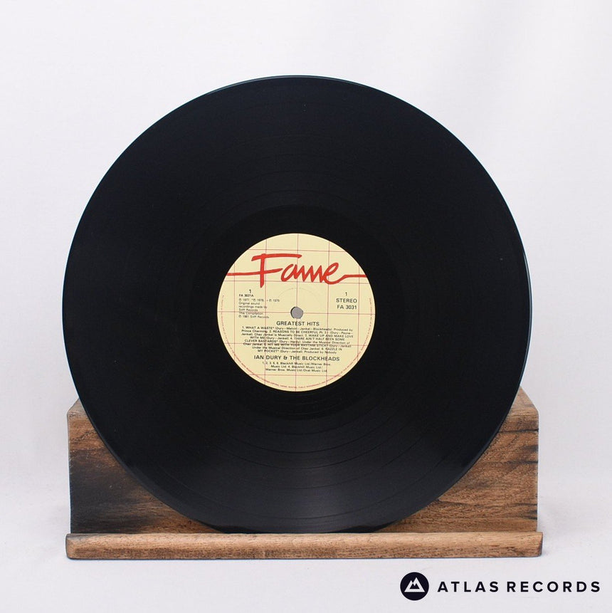 Ian Dury And The Blockheads - Greatest Hits - Strawberry LP Vinyl Record - EX/EX