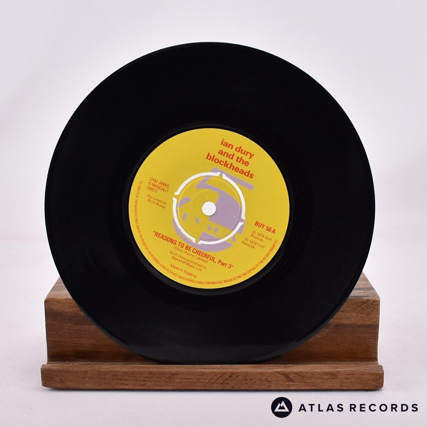 Ian Dury And The Blockheads - Reasons To Be Cheerful - 7" Vinyl Record - VG+/EX