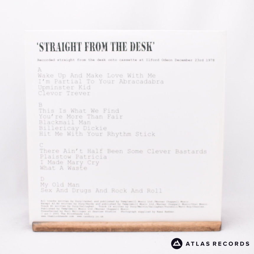 Ian Dury And The Blockheads - Straight From The Desk - 2 x LP Vinyl Record