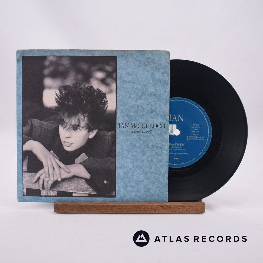 Ian McCulloch Proud To Fall 7" Vinyl Record - Front Cover & Record