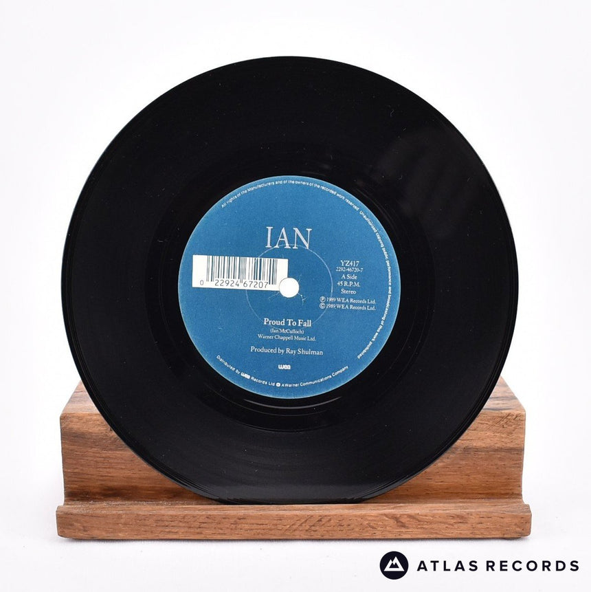 Ian McCulloch - Proud To Fall - 7" Vinyl Record - EX/EX