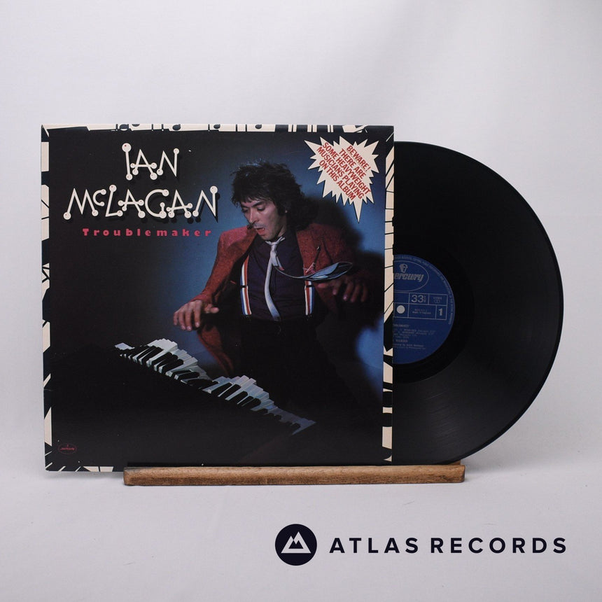 Ian McLagan Troublemaker LP Vinyl Record - Front Cover & Record