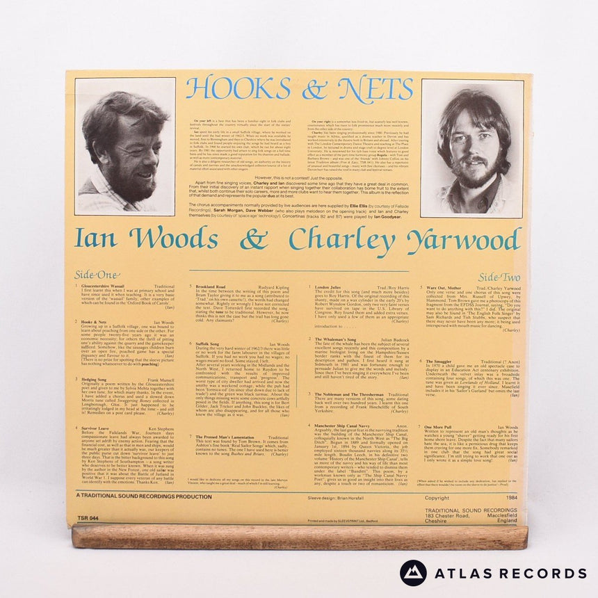 Ian Woods - Hooks & Nets - LP Vinyl Record - EX/EX
