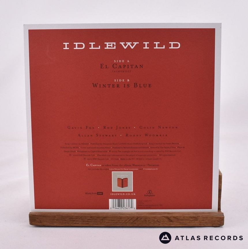 Idlewild - El Capitan - Red Limited Edition Numbered 7" Vinyl Record - NM/NM