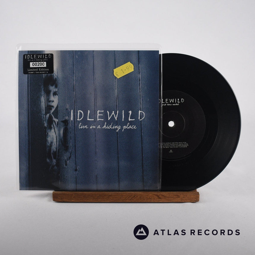 Idlewild Live In A Hiding Place 7" Vinyl Record - Front Cover & Record