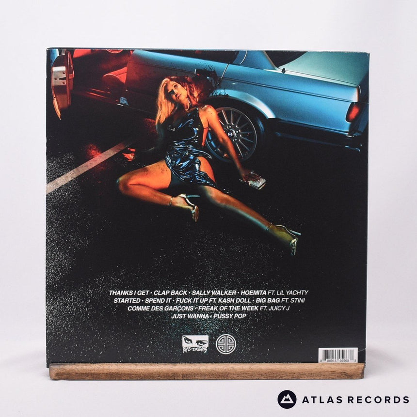 Iggy Azalea - In My Defense - Red Smoke Poster A B LP Vinyl Record - EX/EX