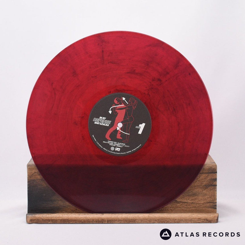 Iggy Azalea - In My Defense - Red Smoke Poster A B LP Vinyl Record - EX/EX