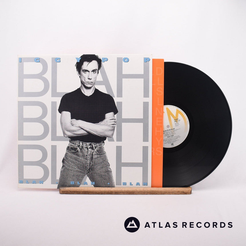 Iggy Pop Blah-Blah-Blah LP Vinyl Record - Front Cover & Record