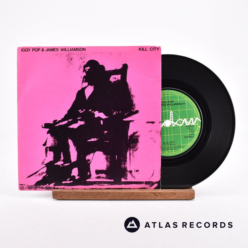 Iggy Pop Kill City 7" Vinyl Record - Front Cover & Record