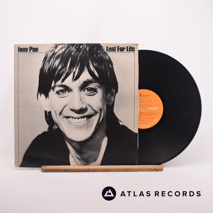 Iggy Pop Lust For Life LP Vinyl Record - Front Cover & Record