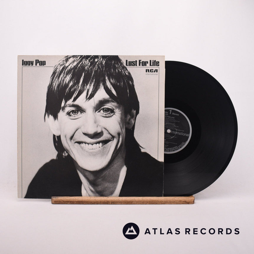 Iggy Pop Lust For Life LP Vinyl Record - Front Cover & Record