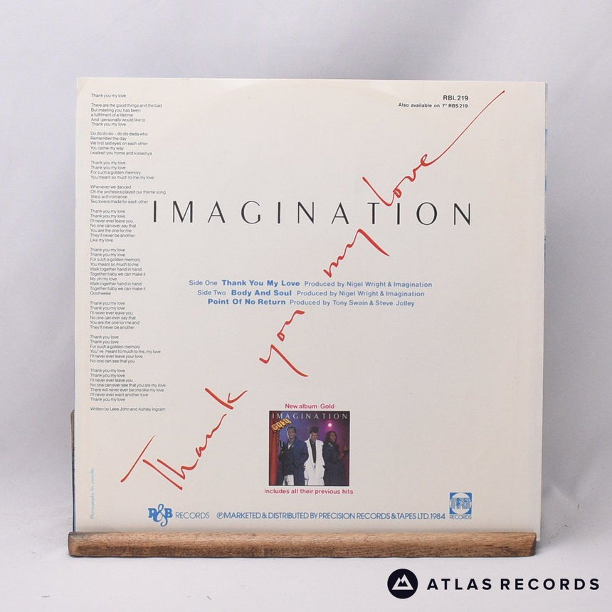 Imagination - Thank You My Love - Damont 12" Vinyl Record - EX/EX